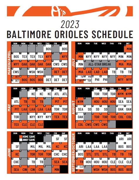 orioles regular season schedule